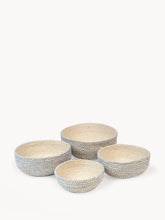 Load image into Gallery viewer, Amari  Round Bowl - Blue (Set of 4)