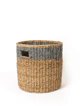 Load image into Gallery viewer, Savar Hamper Basket with Handle - Black