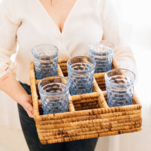 Load image into Gallery viewer, Banana Leaf Square Divided Serving Tray