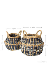 Load image into Gallery viewer, Daya Denim Foldable Basket