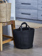 Load image into Gallery viewer, Kata Basket with handle - Black