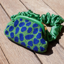 Load image into Gallery viewer, ARNOLDI JADE Hand-beaded Clutch, in Lush Green & Blue