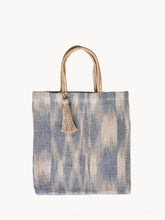 Load image into Gallery viewer, Nadi Jute Tote Bag - Blue