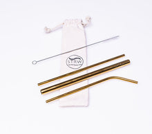 Load image into Gallery viewer, Reusable Steel Straw Variety 3-in-1 Pack