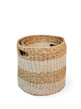 Load image into Gallery viewer, Savar Hamper Basket with Handle - Natural
