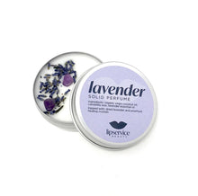 Load image into Gallery viewer, Lavender Solid Perfume Salve
