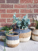 Load image into Gallery viewer, Ula Stripe Basket - Blue
