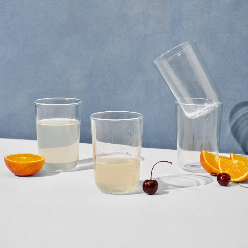 tall drinking glass set